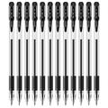 得力Deli 0.5MM 子弹头黑色中性笔办公学习用碳素笔 6600ES 12支/盒 价格为单支价格